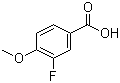 3-氟-4-甲氧基苯甲酸结构式_403-20-3结构式