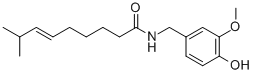 辣椒碱;天然辣椒素结构式_404-86-4结构式