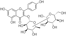 Kaempeerol-3-o-glucorhamnoside Structure,40437-72-7Structure