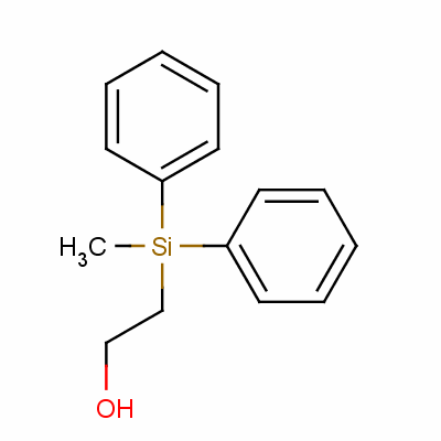 2-(mEthyldiPhenylsilyl)ethanol Structure,40438-48-0Structure
