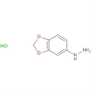1-(1,3-Benzodioxol-5-yl)hydrazine hydrochloride Structure,40483-63-4Structure