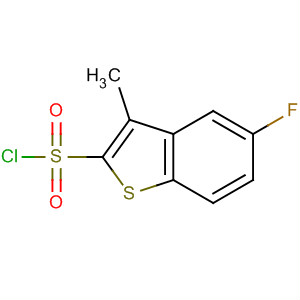 5-氟-2-氯磺酰基-3-甲基苯并[b]噻吩结构式_404964-34-7结构式