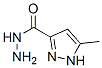 3-甲基-1H-吡唑-5-羧酸肼结构式_40535-14-6结构式