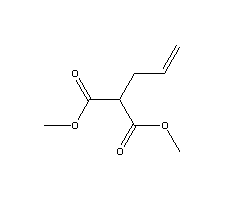 烯丙基丙二酸二甲酯结构式_40637-56-7结构式