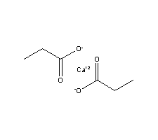 丙酸钙结构式_4075-81-4结构式