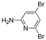 2-氨基-4,6-二溴吡啶结构式_408352-48-7结构式