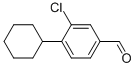 3-氯-4-环己基苯甲醛结构式_40891-68-7结构式