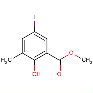 2-羟基-5-碘-3-甲基苯甲酸甲酯结构式_40912-75-2结构式