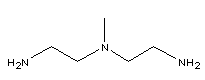 N-甲基-2,2-二氨基二乙胺结构式_4097-88-5结构式