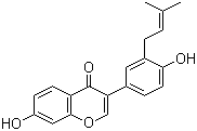 新补骨脂异黄酮结构式_41060-15-5结构式