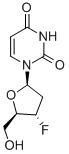 2,3-二脱氧-3-氟尿苷结构式_41107-56-6结构式