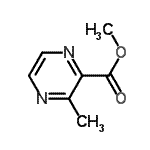 3-甲基吡嗪-2-羧酸甲酯结构式_41110-29-6结构式