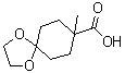 8-甲基-1,4-二噁螺[4.5]癸烷-8-羧酸结构式_412293-42-6结构式