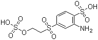 3-beta-乙基砜基硫酸酯苯胺-6-磺酸结构式_41261-80-7结构式