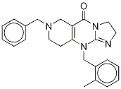 7-苄基-10-(2-甲基苄基)-2,6,7,8,9,10-六氢咪唑并[1,2-a]吡啶并[4,3-d]嘧啶-5(3h)-酮结构式_41276-02-2结构式