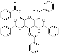 1,2,3,4,6-五邻苯甲酰基-alpha-D-半乳糖结构式_41545-55-5结构式