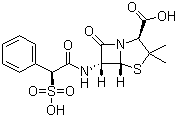 磺苄西林结构式_41744-40-5结构式