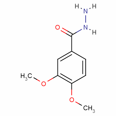 3,4-二甲氧基苯碳酰肼结构式_41764-74-3结构式