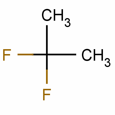 2,2-二氟丙烷结构式_420-45-1结构式