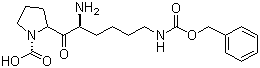 N-苄氧羰基-L-赖氨酰-L-脯氨酸结构式_42001-60-5结构式