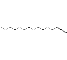 十二烷基异氰酸酯结构式_4202-38-4结构式