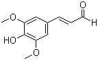 反-3,5-二甲氧基-4-羟基肉桂结构式_4206-58-0结构式