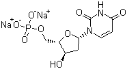 2-脱氧尿嘧啶核苷-5-单磷酸二钠盐结构式_42155-08-8结构式