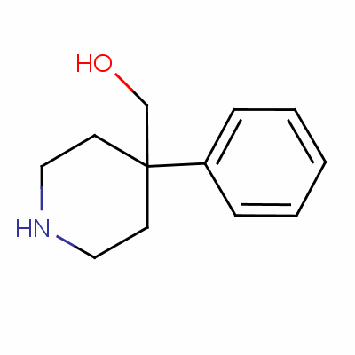 4-苯基-4-哌啶甲醇结构式_4220-08-0结构式