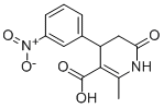 1,4,5,6-四氢-2-甲基-4-(3-硝基苯基)-6-氧代-3-吡啶羧酸结构式_423120-04-1结构式