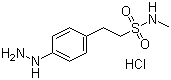 4-肼基-N-甲基苯基乙烷磺酰胺盐酸盐结构式_42381-27-1结构式