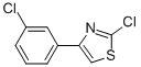 2-氯-4-(3-氯苯基)噻唑结构式_42444-98-4结构式