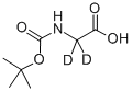 BOC-甘氨酸-D2结构式_42492-65-9结构式