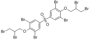 四溴双酚 S 双(2,3-二溴丙基)醚结构式_42757-55-1结构式