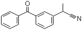 2-(3-苯甲酰基苯基)-丙腈结构式_42872-30-0结构式