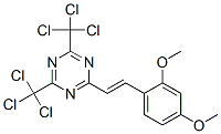 4,6-双(三氯甲基)-2-(2,4-二甲氧基苯乙烯基)-1,3,5-噻嗪结构式_42880-08-0结构式