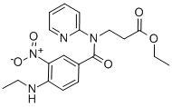 3-(4-(甲基氨基)-3-硝基-N-(吡啶-2-基)苯酰胺)丙酸乙酯结构式_429659-01-8结构式