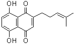 去氧紫草素结构式_43043-74-9结构式