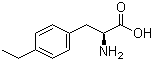 (S)-2-氨基-3-(4-乙基苯基)丙酸结构式_4313-70-6结构式