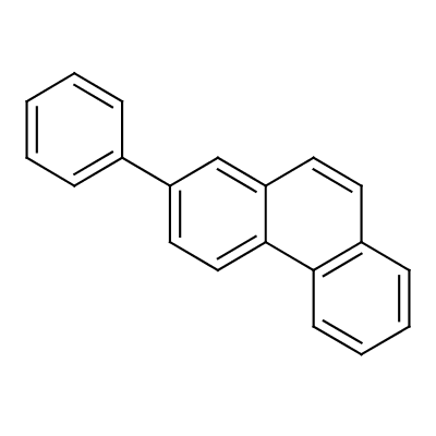 2-苯基菲结构式_4325-77-3结构式