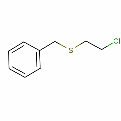 Benzyl 2-chloroethyl sulphide Structure,4332-51-8Structure