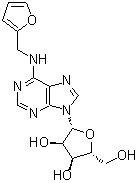激动素核糖苷结构式_4338-47-0结构式