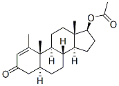 美替诺龙醋酸酯结构式_434-05-9结构式