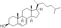 7-脱氢胆固醇/原维生素D3结构式_434-16-2结构式