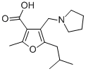 5-异丁基-2-甲基-4-吡咯烷-1-甲基呋喃-3-羧酸结构式_435341-88-1结构式