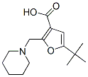 5-叔丁基-2-哌啶基-1-甲基呋喃-3-羧酸结构式_435342-03-3结构式