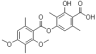 Diffractic acid Structure,436-32-8Structure