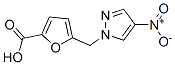 5-(4-硝基吡唑-1-甲基)呋喃-2-羧酸结构式_436086-87-2结构式