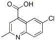 6-氯-2-甲基喹啉-4-羧酸结构式_436087-49-9结构式