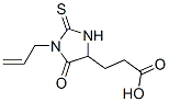 3-(1-烯丙基-5-氧代-2-硫代氧基咪唑烷-4-基)丙酸结构式_436855-68-4结构式