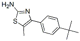 4-(4-叔丁基苯基)-5-甲基噻唑-2-胺结构式_438227-35-1结构式